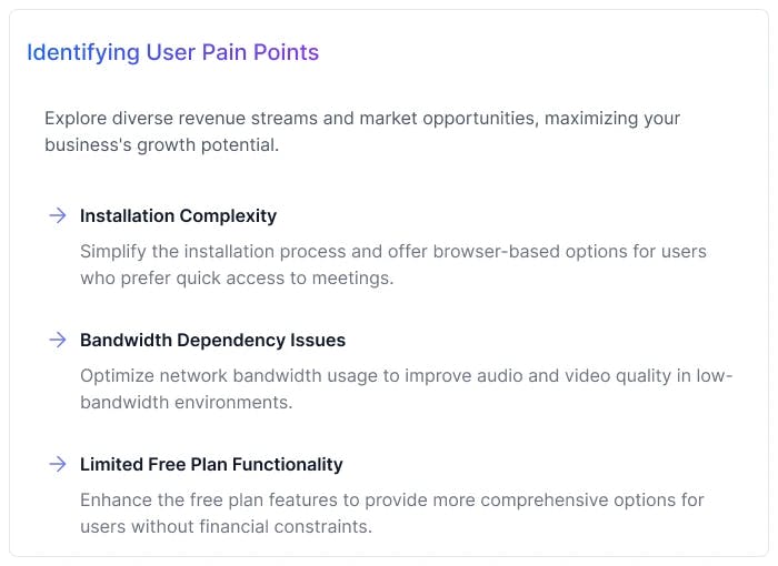 Identifying User Pain Points