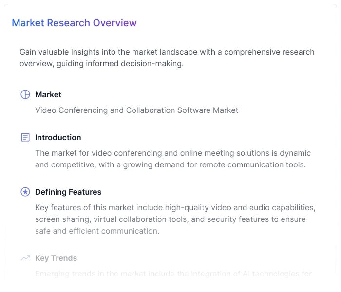 Market Research Overview